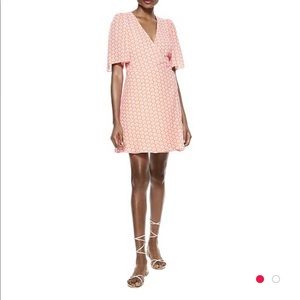 NWT Alice + Olivia Angel Sleeve Wrap Dress 14